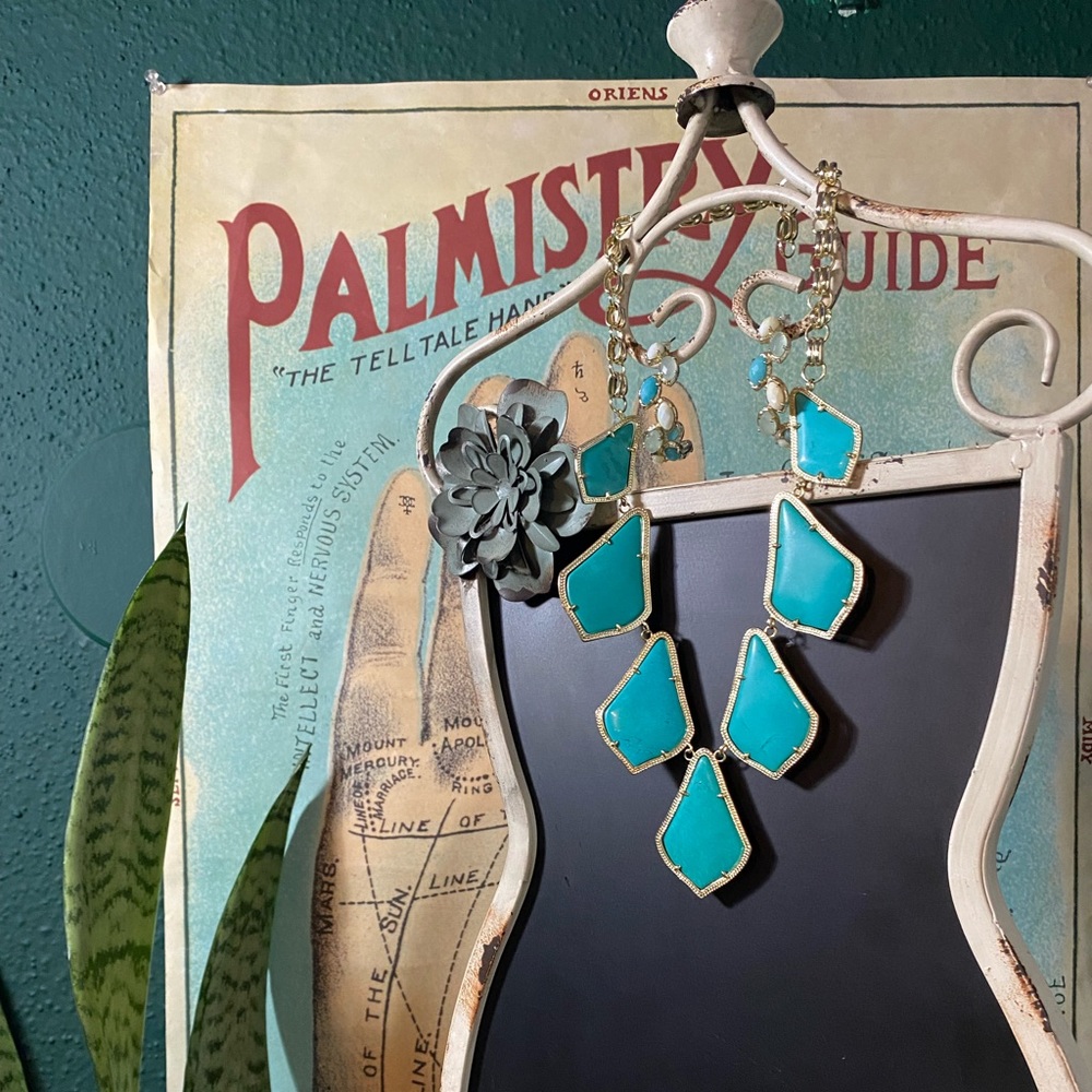 Retired Kendra Scott Necklace and Earrings Set